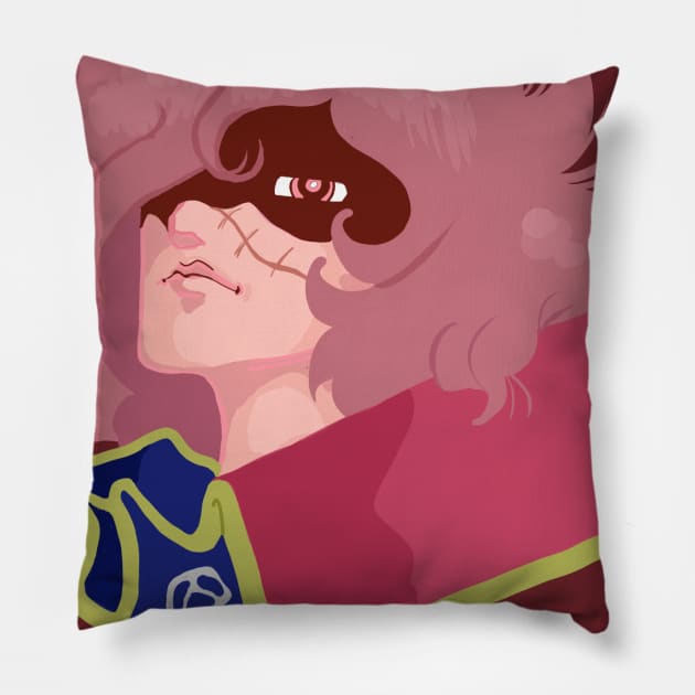 Captain Harlock Pillow by WishyWashy