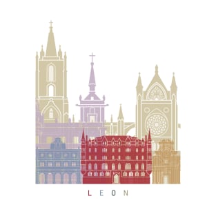 Leon skyline poster T-Shirt