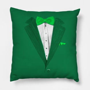 Leprechaun Suit St Patricks Day Green Irish Tuxedo Pillow