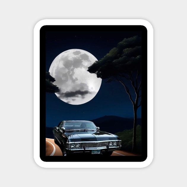 Impala and the moon Magnet by Giovan R