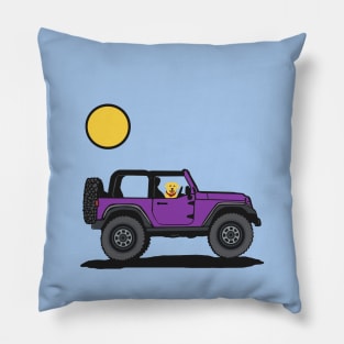 Purple Wrangler with Dog Pillow