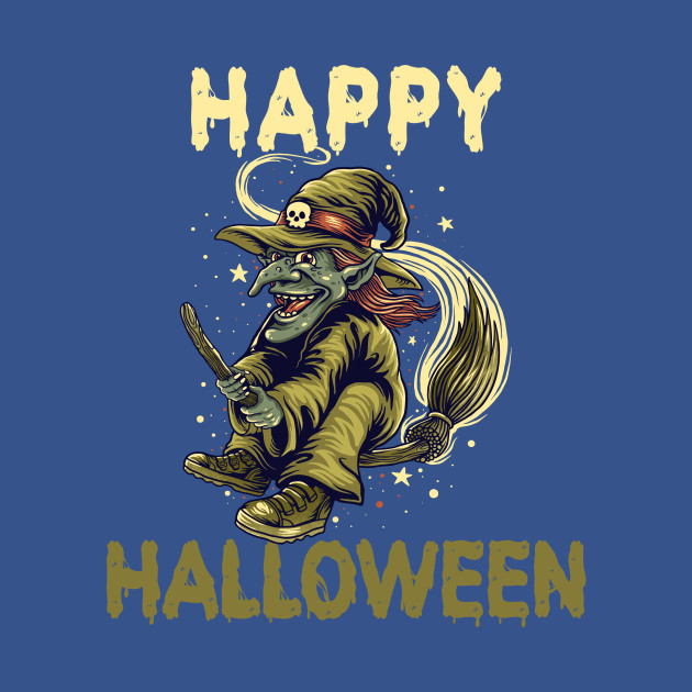 Disover Happy Halloween Witch Costume - Scary - T-Shirt