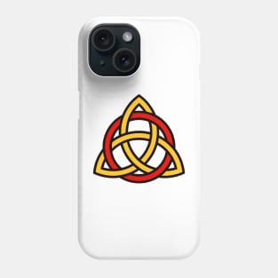 Manx Red and Gold Triquetra Phone Case