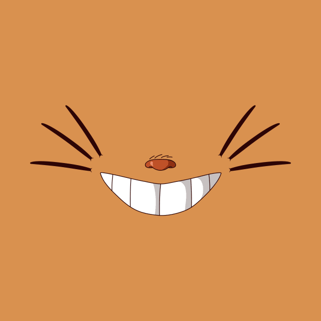 Smile cat face mask by walterorlandi