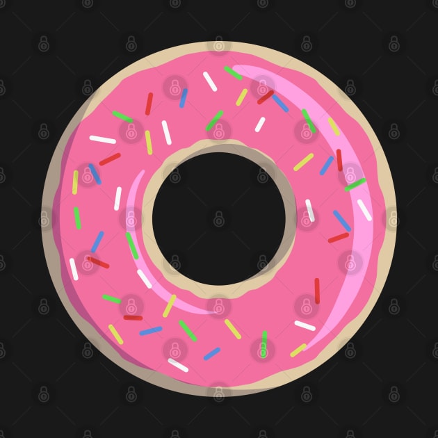 Pink Sprinkle Doughnut by Zeeph