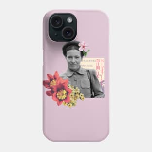 Simone and flowers Phone Case