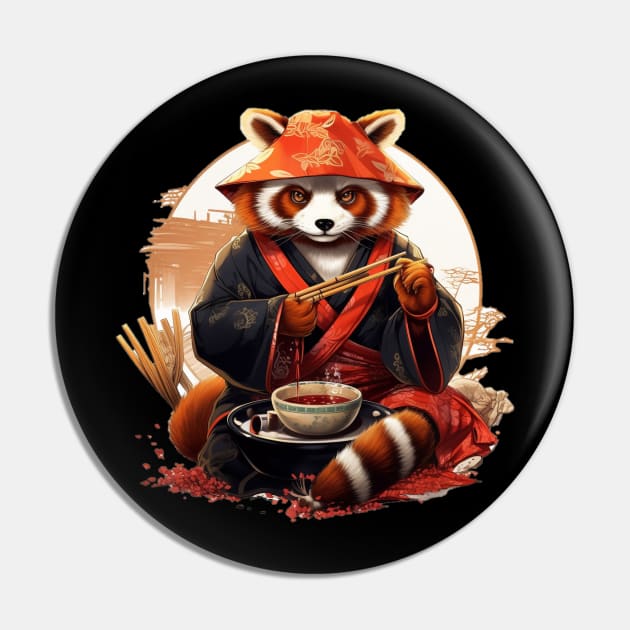 Red Panda Pin by Jason's Finery