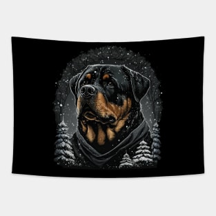 Rottweiler christmas Tapestry