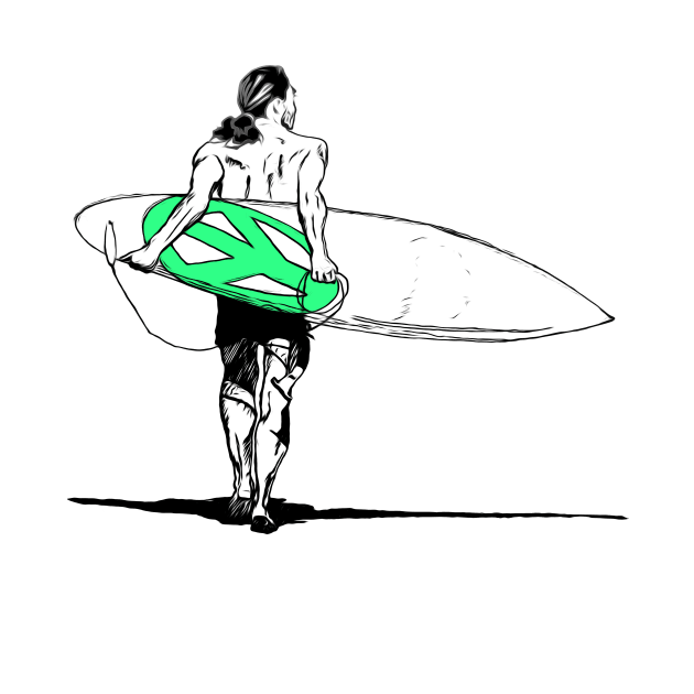 Surfing gift idea by Sticky T