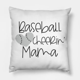 Baseball Cheerin' Mama Pillow