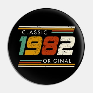 Classic 1982 Original Vintage Pin