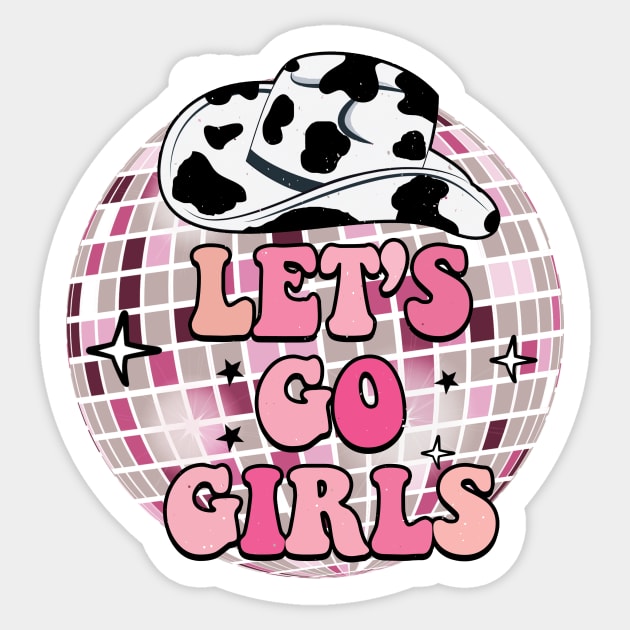 Let's Go Girls Cowboy Hat Disco Ball