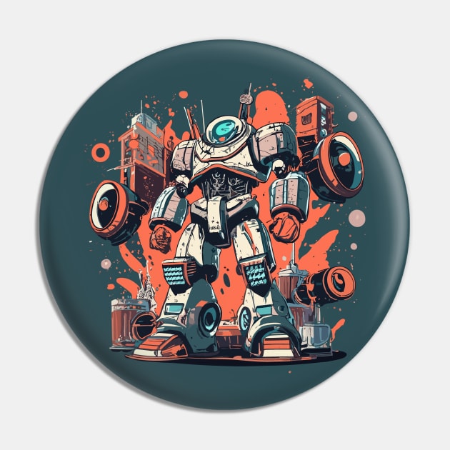 Giant Robot Humanoid Machine Pin by Mecha Design by MechaRon