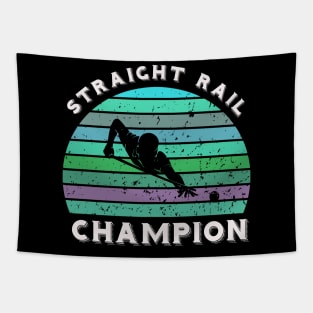Straight rail carom billiards champion Tapestry