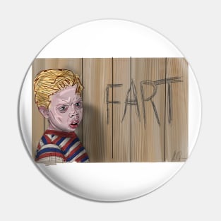 Raising Arizona "FART" Kid Pin