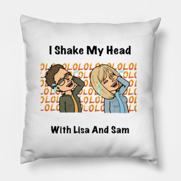 I Shake My Head Pillow by I Shake My Head