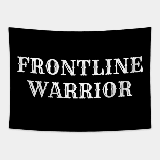 Nurse Front-line Warriors Tapestry