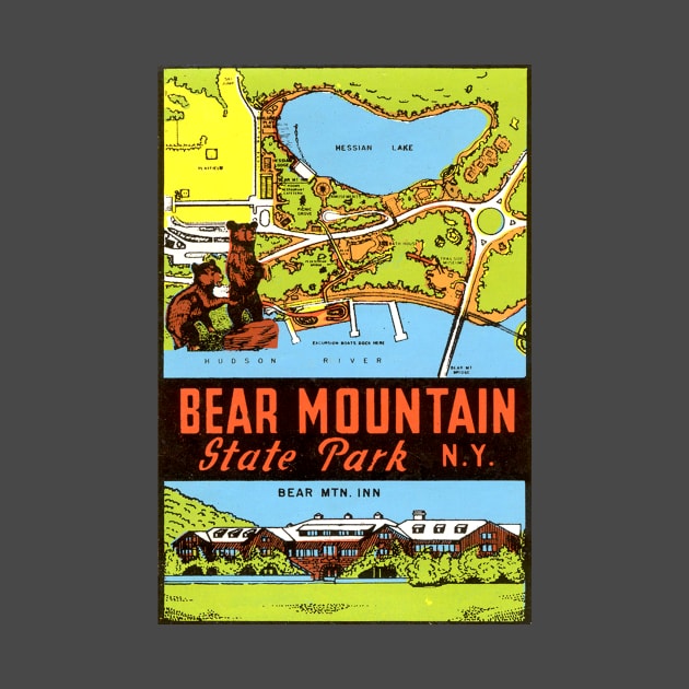 Bear Mountain State Park New York Vintage by Hilda74