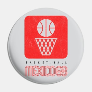 USA Basketball Mexico 1968 Pin