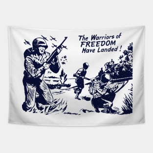 WWII Warriors Have Landed Tapestry