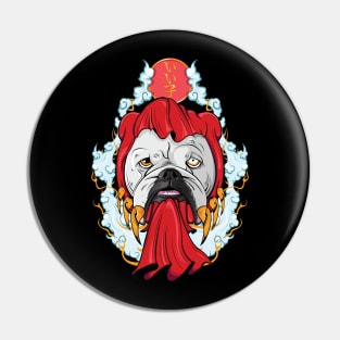 Daruma Dog Pin