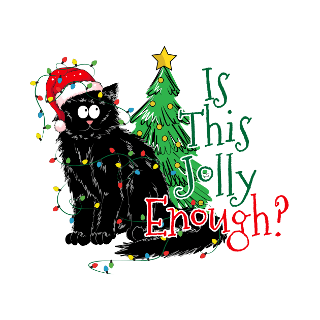 Is this Jolly Enough ? Black furry Cat by Bam-the-25th
