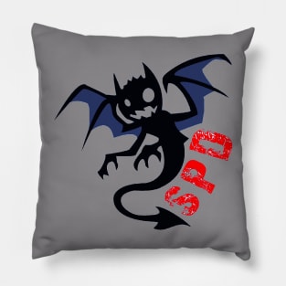 Devil on white Pillow