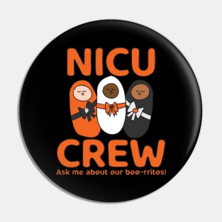 NICU Boo-rritos Pin