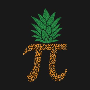 Pineapple Funny Pi Day Pun Nerd Math Student Teacher T-Shirt