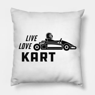 Kart - Live love Kart Pillow