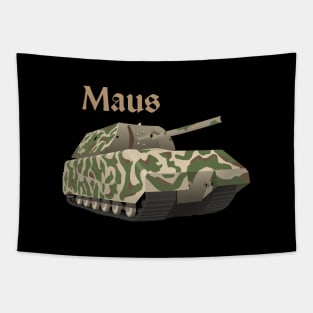 Panzer VIII Maus German WW2 Battle Tank Tapestry