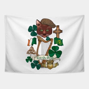 Pat the Irish Cat Tapestry