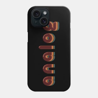 Analog Retro Bubble Phone Case