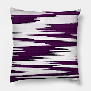 purple and white abstract art  art work decoration Pillow