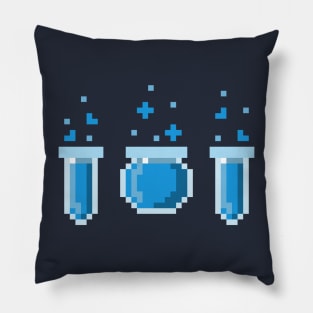 8Bit Mana Potion, Blue Pillow