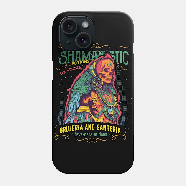 Shamanistic Skull Phone Case by TOKEBI