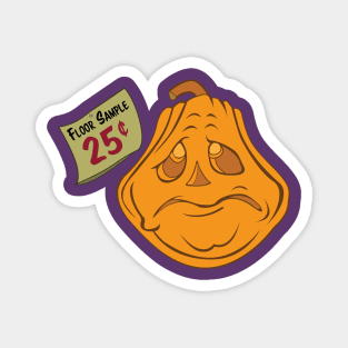 Sad Pumpkin Magnet