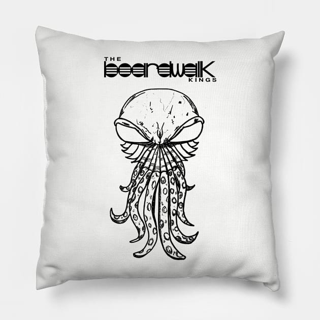 Cthulhu The Boardwalk Kings Logo Pillow by theboardwalkkings