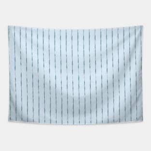 Shibori Tie Dye Blue Stripes Tapestry