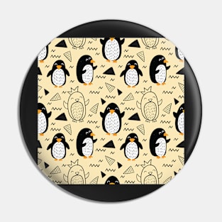 Happy Penguins Pin