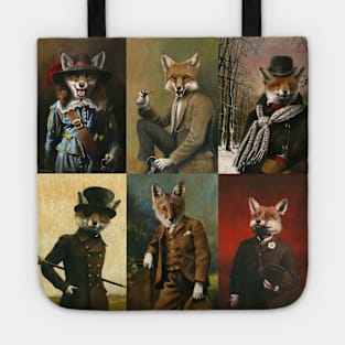 Vintage And Historical Foxes Tote