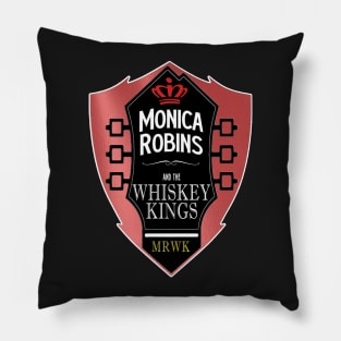 Whiskey Kings Shield Logo Pillow