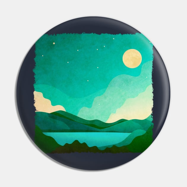 Full Moon Dreams And Mountains Of Green Pin by LittleBunnySunshine