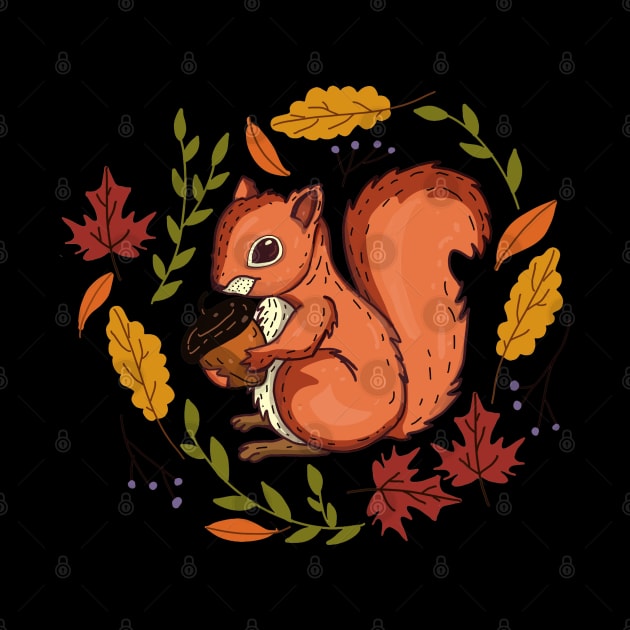 Feeling Squirrely Autumn by Mitalim