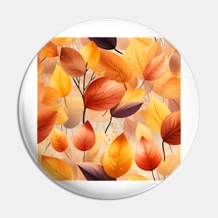 Autumn Leaves Pattern 11 Pin