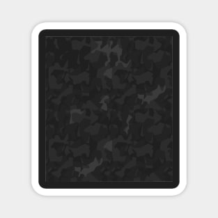 Dark grey camo pattern Magnet