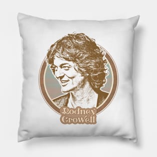 Rodney Crowell //// Retro Fan Art Design Pillow