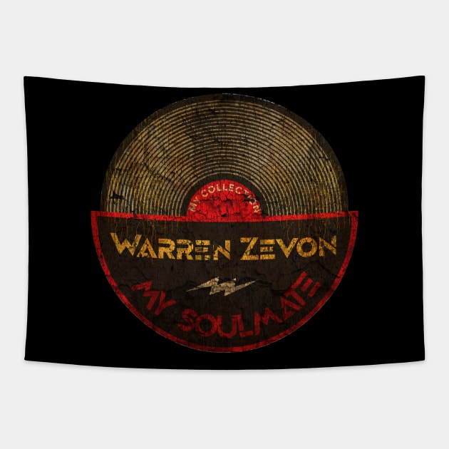 Warren Zevon - My Soulmate Tapestry by artcaricatureworks