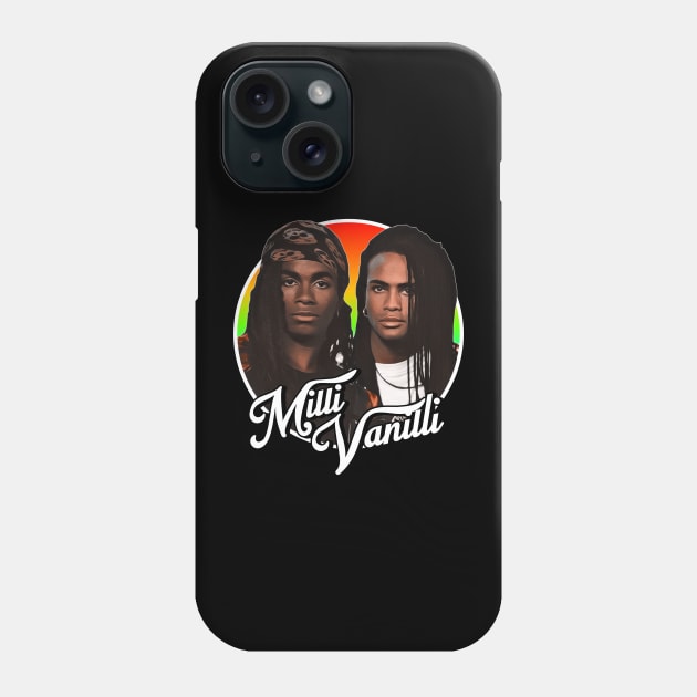 Retro Milli Vanilli Tribute Phone Case by darklordpug