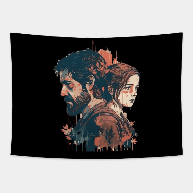 Ellie and Joel Tapestry by vectrus